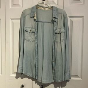 Light Blue Button-Up Shirt